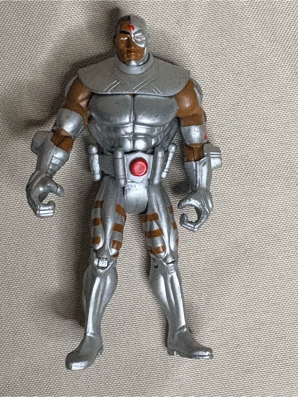 DC Comics Cyborg 3.7" Action Figure Silver Metallic Teen Titans Justice League
